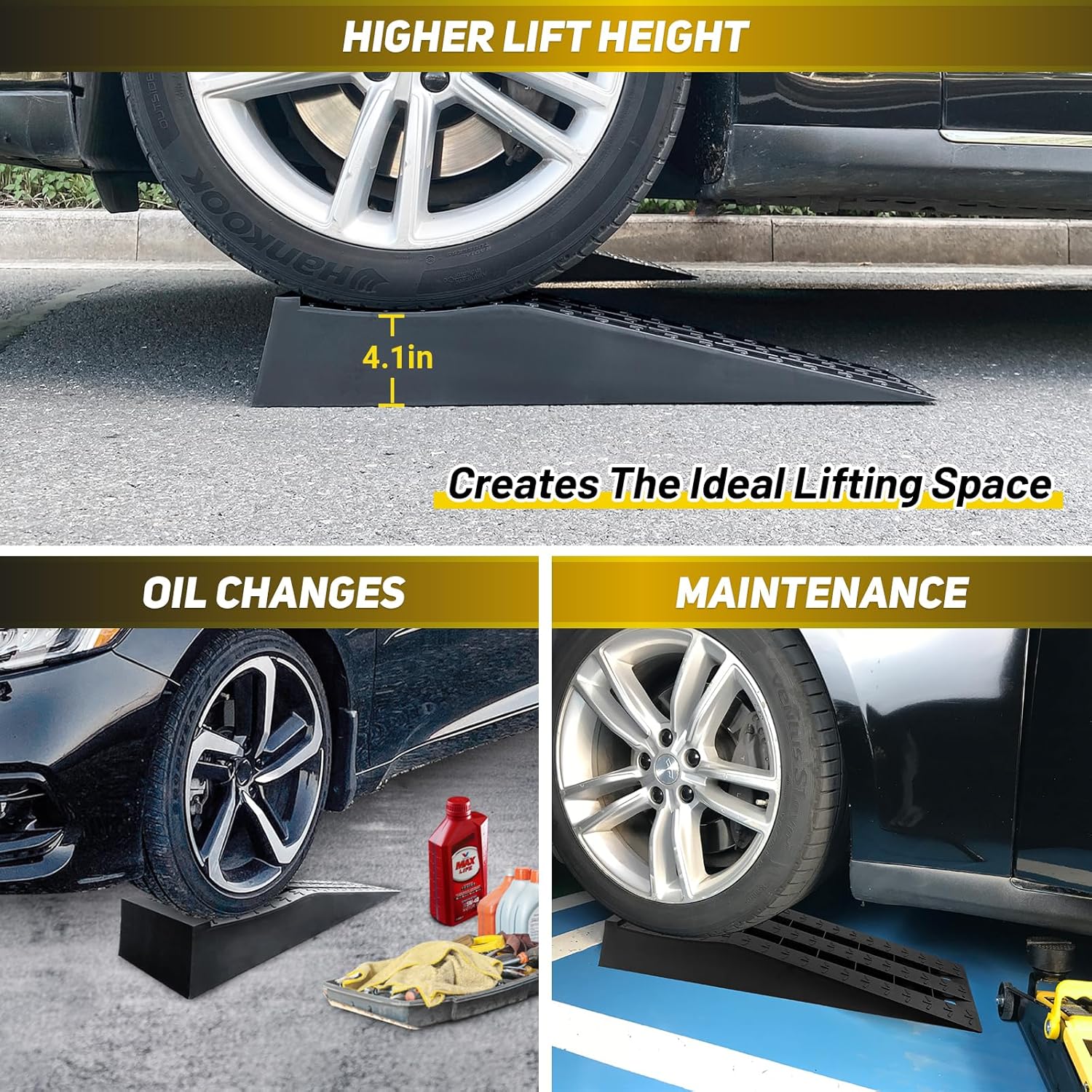 Car Ramp Images Rhino Ramps ROBLOCK Car Ramps For Lift And Vehicle Maintenance ...