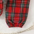thumbnail image 4 of Baby Girls Christmas Outfits Ribbed Romper Bodysuit Pants Set Fall Winter Outfits Baby Girls Clothes, 4 of 9
