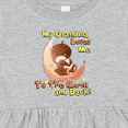 thumbnail image 4 of Inktastic My Grandma Loves Me to the Moon and Back Girls Baby Dress, 4 of 5