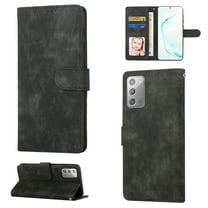 Samsung Note 20 Wallet Case, Shockproof PU Leather Kickstand Wallet Card RFID Blocking Magnetic Folio Holder with Strap, Book Style Anti-Scratch Phone Case For Samsung Galaxy Note 20,Black