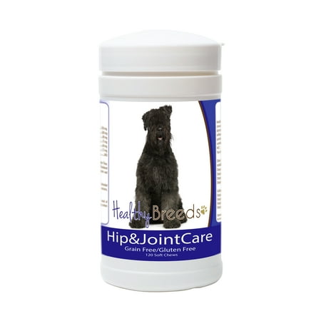UPC: 0840235154327 | Healthy Breeds Dog Hip and Joint Care Supplement Soft Chews for Bouvier des Flandres  Bacon Flavor  Gluten & Grain Free  Glucosamine Chondroitin Organic Turmeric Support 120 Count