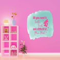 thumbnail image 3 of All You Need Is Faith A Little Bit Of Pixie Dust Quote Watercolor Decal Wall Art Sticker Designs Vinyl Stickers For Home House Walls Rooms Windows Bedroom Decoration Size (28x28 inch), 3 of 3