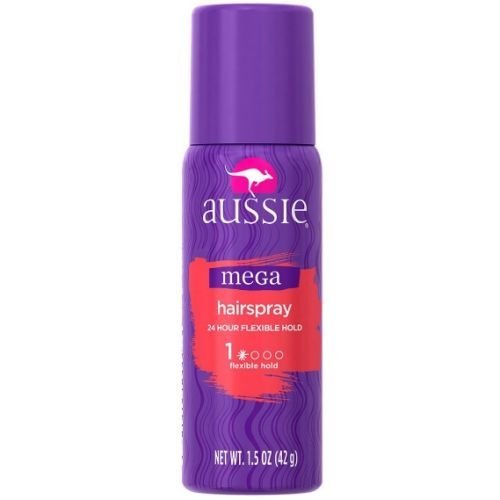 Aussie Mega Hairspray 24 Hour Flexible Hold, Travel Size, 1.5 oz