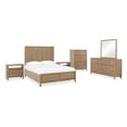 thumbnail image 5 of Modus Furniture Dorsey Wooden Panel Bed in Granola, 5 of 10