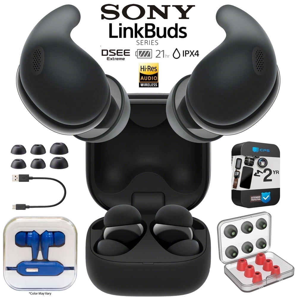 Sony, Open Ear Wireless Earbuds, LinkBuds Clip, Black - Walmart.com