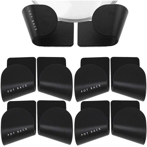 Soporte para tapa de olla, soporte para tapa de pared de 10 piezas, soporte para tapa de olla autoadhesivo, para el hogar, cocina, organizador de utensilios Banban LingWen 8390612139239