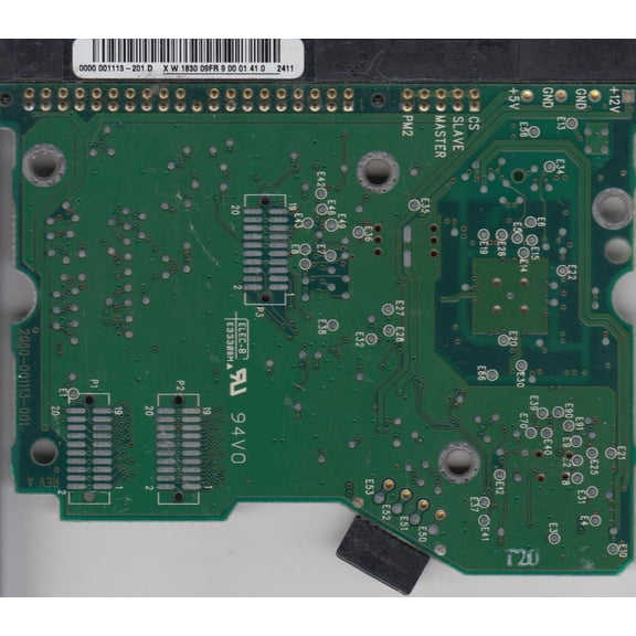 WD200EB-75CPF0, 0000 001113-201 D, WD IDE 3.5 PCB