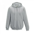 thumbnail image 1 of Awdis Plain Mens Hooded Full Zip Hoodie / Zoodie, 1 of 3