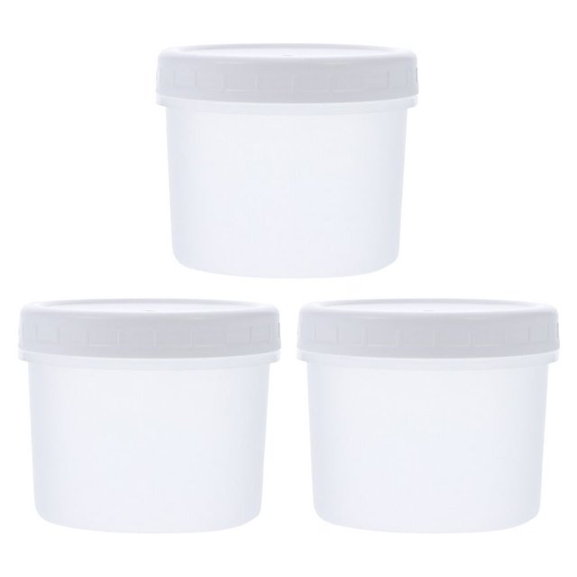 CNKOO 3pcs Ice Cream Containers Freezer Ice Cream Box Reusable Freezer Food Containers