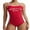 Red, variant on Asoul Color Blocked One Piece Sport Swimsuits for Womens Adjustable Strap One Piece Swimsuit Athletic Bathing Suit Swimwear