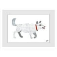 thumbnail image 2 of Marmont Hill Inc Marmont Hill - White Dog by Eric Carle Painting on Framed Print, 2 of 5