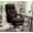 Brown, variant on XUEGW Executive Office Chair Comfortable Desk Chairs with Foot Rest High Back Computer Gaming Chairs Reclining PU Leather Work Chair for Home Office,Gray