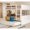 White, variant on Solid Pine Full Over Full Bunk Bed with Trundle / High - Quality, Can Be Split / Family Home, Sleepover Event