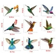 thumbnail image 5 of Hummingbird Decorations 9 Sheets 17 Pcs Window Clings Decor, Anti-Collision Window Clings to Prevent Bird Strikes on Window Glass, 5 of 7