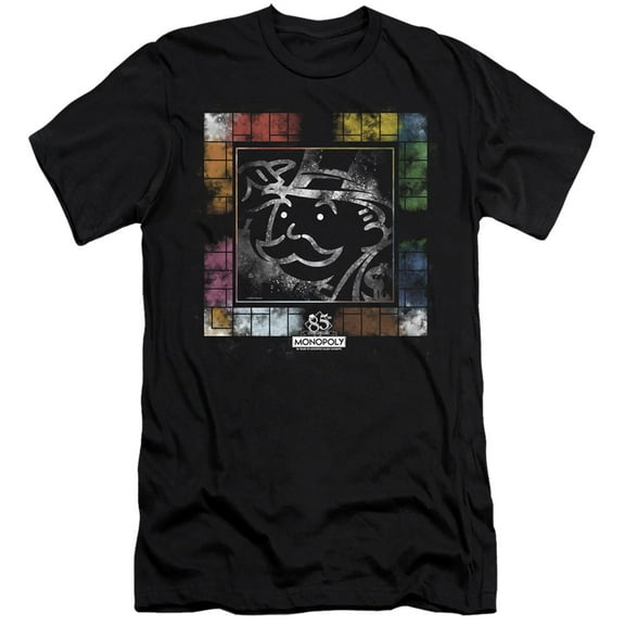 Monopoly Dusty Game Board HBO S/S Adult 30/1 T-Shirt Black