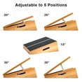 thumbnail image 5 of StrongTek Wooden Slant Board, 5 Adjustable Levels with Handle, Calf Stretch Board, 5 of 10