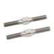 thumbnail image 1 of Varilla De Tracción RC, Peso Ligero Plateado, Fácil Instalación Y Desmontaje, Enlace Tensor RC, 2 Uds., Rendimiento Estable De Acero Para Coche RC 1/10 Fyydes RC Car Turnbuckle Link, 1 of 8
