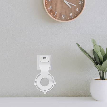 TABLZONE Non-Punch Speaker Holder White Secure Low Profile Design for Smart Speaker 1Pc