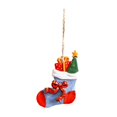 thumbnail image 2 of Qjidjing Christmas Tree Hanging Ornaments, Xmas Hanging Resin Pendants, for Home Window, Wreath Display, Indoor Holiday Gift Decor, 2 of 6