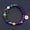 Sagittarius, variant on Twelve Constellations Bracelets Amethyst Blue San Constellation Lettering