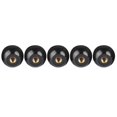 thumbnail image 1 of 5pcs Black Bakelite Ball Lever Knobs M12 x 40 Copper Insert Replacement for Machine Tool, 1 of 4