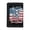 American Flag Eagle with Rose, variant on Trifold Card Wallet with Medical Heartbeat Pattern, Polyester Kids Wallet for Children, Daily Travel and Outdoor Sports Use