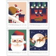 USPS A Visit From Saint Nick Forever, Book of 20 Christmas Stamps
