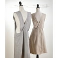thumbnail image 3 of Saro Lifestyle Criss Cross No-Tie Apron Pewter, 3 of 5