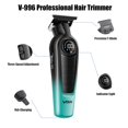 thumbnail image 2 of Cortadora de pelo VGR V-996 para hombre, inalámbrica con motor de 7000 RPM, color verde, 2 of 8