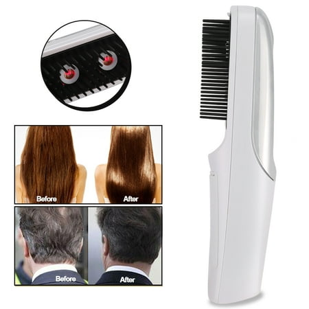 Zerone Electric Infrared Laser Hair Growth Head Scalp Care Vibrating Massager Comb Device Brush