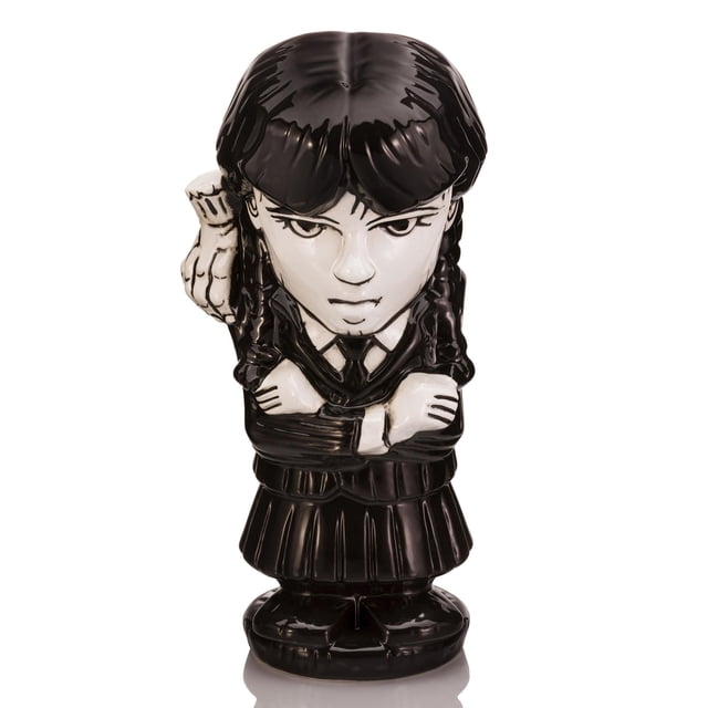 Taza Geeki Tikis, The Addams Family Wednesday, 325 ml, cerámica