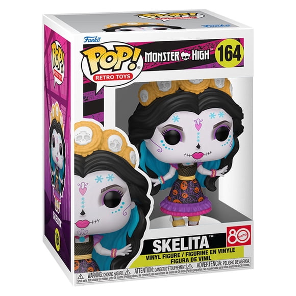 Figura Coleccionable Funko Pop Retro Toys Monster High Skelita 1 Pieza