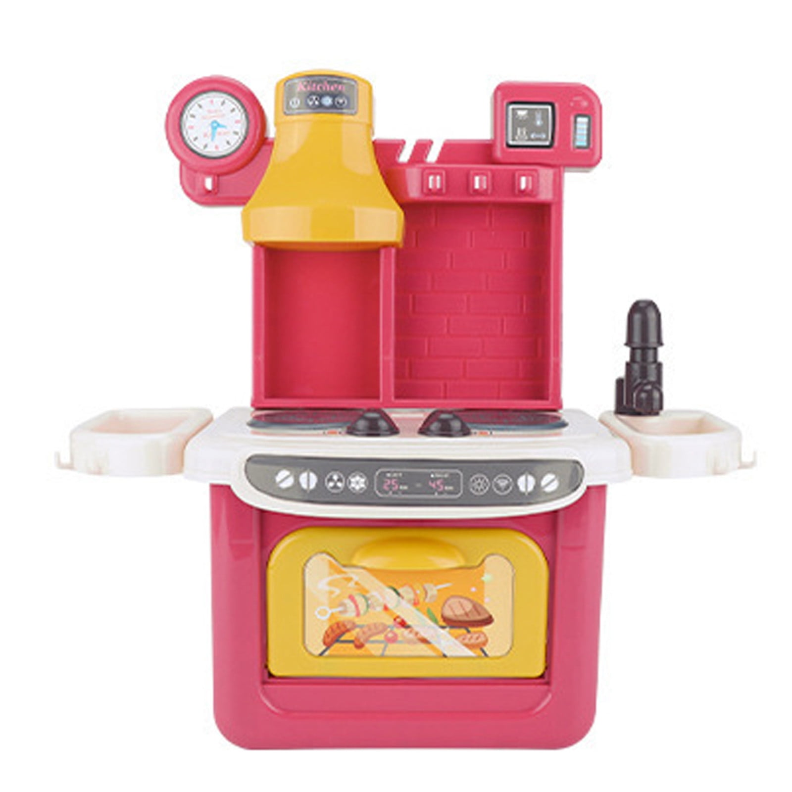 Kitchen Play Set with Accessories Mini Kitchen Set with Realistic