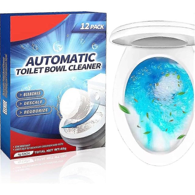 Toilet Cleaner Tabs, Toilet Cleaner Tabs, Toilet Tabs, Cistern, Extra Strong Descaler for Sanitary, Especially Stubborn Limescale and Urine Stone