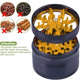thumbnail image 4 of Trituradora de molinillo de polen de 63 mm para tabaco, especias, especias, hierbas, juego de 4 piezas de café con raspador de polen Adepaton 2033695-1, 4 of 9