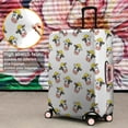 thumbnail image 4 of White Cow Head Hat Pattern Luggage Cover Fashion Suitcase Cover Baggage Covers Fit 25-28 Inch Luggage (Go Travel), 4 of 5