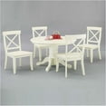 thumbnail image 1 of Bowery Hill 5 Piece Round Dining Set in Antique White, 1 of 1