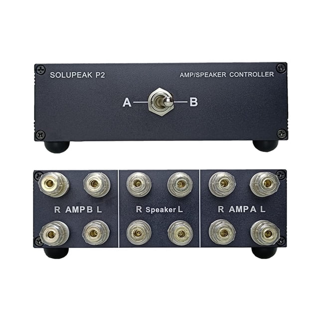Selector de amplificador/altavoz SOLUPEAK P2 2-IN-1-OUT