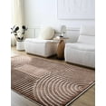 thumbnail image 4 of Hauteloom Deron Living Room, Bedroom Machine Washable Area Rug - Contemporary - Brown, White - 3'3" x 5', 4 of 6