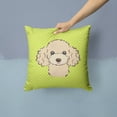 thumbnail image 2 of Dog Face Checkerboard Design Fabric Decorative Pillow, 2 of 4