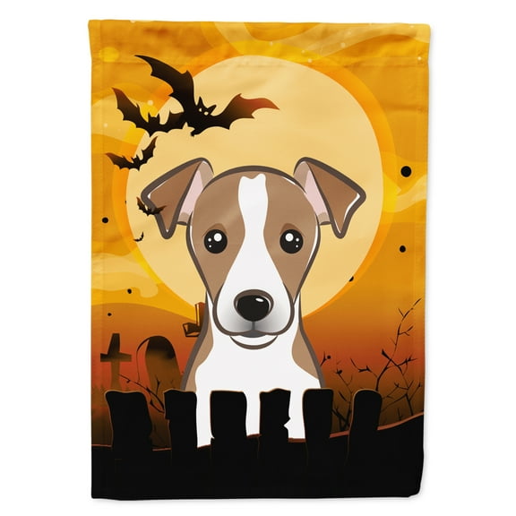 Carolines Treasures BB1818GF Halloween Jack Russell Terrier Flag Garden Size