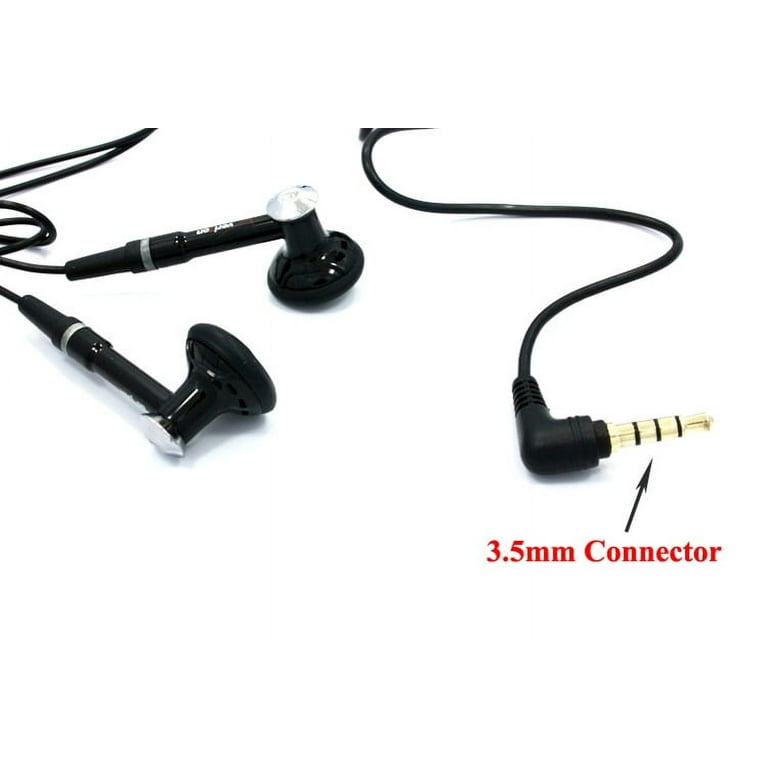 Headphones Wired Earphones w Retractable Car Charger J3P for