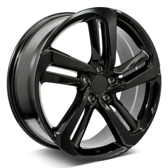 Set of 20" Gloss Black EXL Style Wheels for Honda Civic, Accord, CRV, HRV (20x8, 48mm Offset)