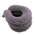 thumbnail image 3 of Almohada de soporte para el cuello inflable de 3 capas para uso doméstico con tracción cervical de color gris, 3 of 8
