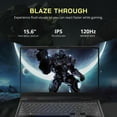 thumbnail image 5 of Lenovo IdeaPad Gaming 3 Gaming Laptop, 15.6" FHD 120Hz Display Laptop, AMD Ryzen 5 6600H, 64GB RAM, 4TB PCIe SSD, NVIDIA GeForce RTX 3050, Backlit Keyboard, Win 11, 128GB Hotface Extension Set, 5 of 9