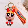 thumbnail image 1 of LLavero creativo The Powerpuff Girls para mujeres y hombres, llavero con colgante de muñeca de silicona con dibujos animados, regalos, soporte para llaves, 1 of 5