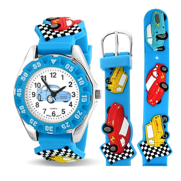 Race car shop driver watches