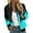 Sky Blue, variant on CILENON Bomber Jacket Women Autumn Fashion Leisure Square Thin Pocket Jacket Blouse Coat Baseball Top (Yellow,XL)