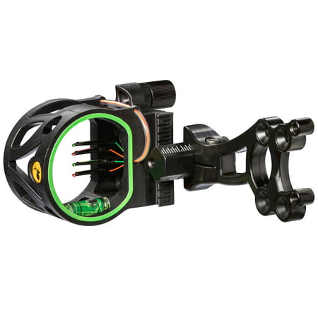 Trophy Ridge Joker 4-Pin Sight with Reversible Mount Design for Right and Left Hand Bows and Four Ultra-Bright .019
