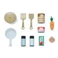 thumbnail image 4 of Teamson Kids Little Chef Chester Wooden Play Kitchen Set with Separate Fridge, Oven & 12 Food Accessories, Blue, 4 of 9